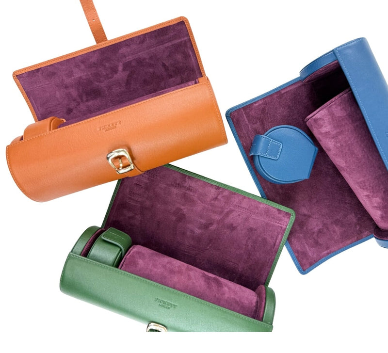 Watch Roll With Mini Cufflink Box Jewellery & Cufflink Boxes 