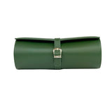 Watch Roll With Mini Cufflink Box Jewellery & Cufflink Boxes Moss Green 