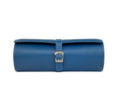 Watch Roll With Mini Cufflink Box Jewellery & Cufflink Boxes Royal Blue 