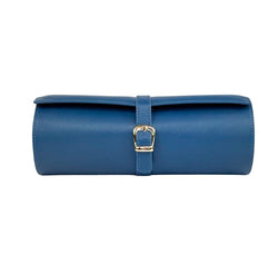 Watch Roll With Mini Cufflink Box Jewellery & Cufflink Boxes Royal Blue 