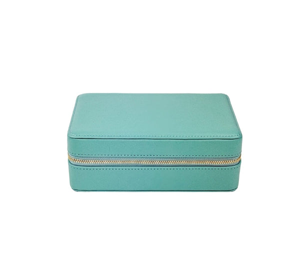 Zip Jewellery Box Jewellery & Cufflink Boxes Aqua 