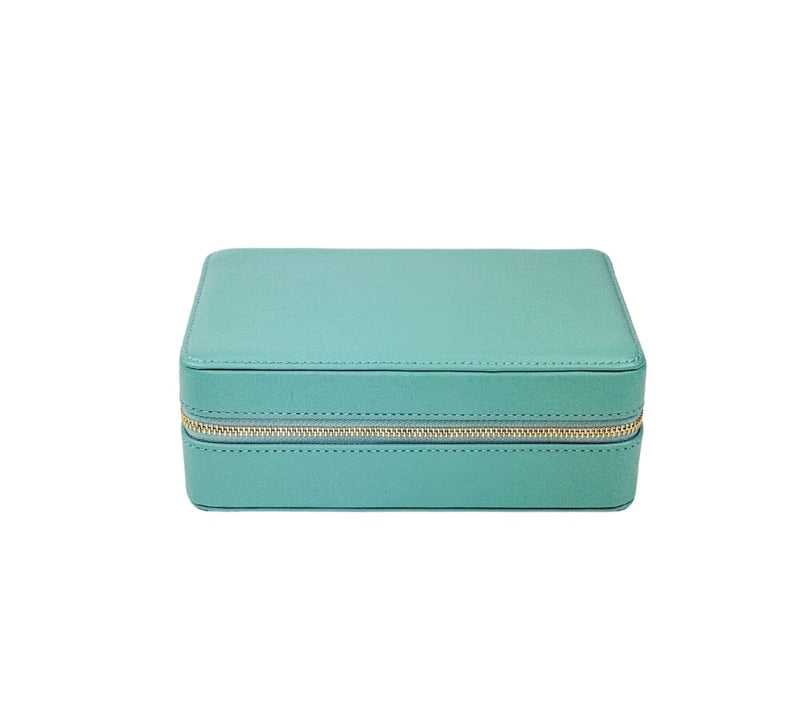 Zip Jewellery Box Jewellery & Cufflink Boxes Aqua 