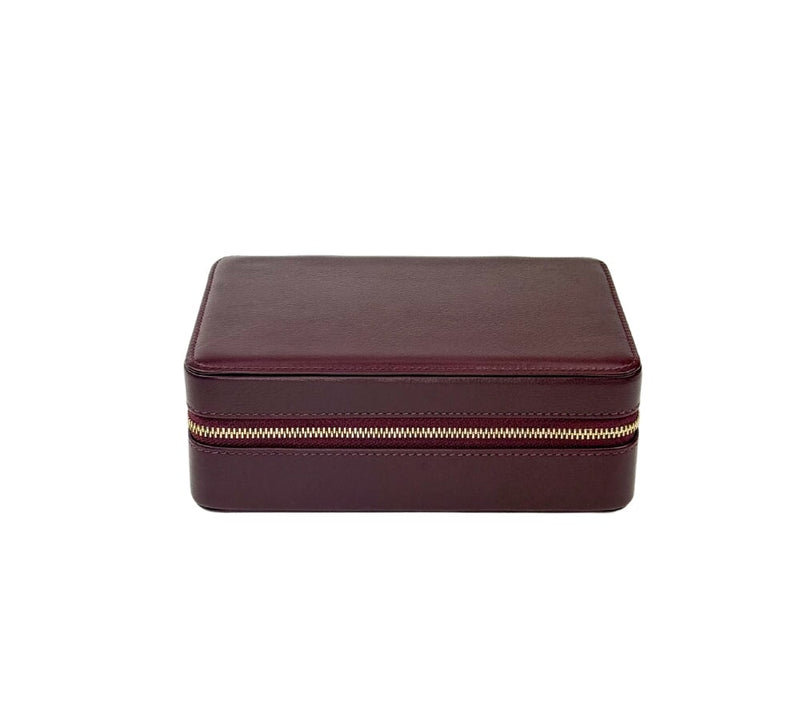 Zip Jewellery Box Jewellery & Cufflink Boxes Burgundy 