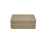 Zip Jewellery Box Jewellery & Cufflink Boxes Taupe 