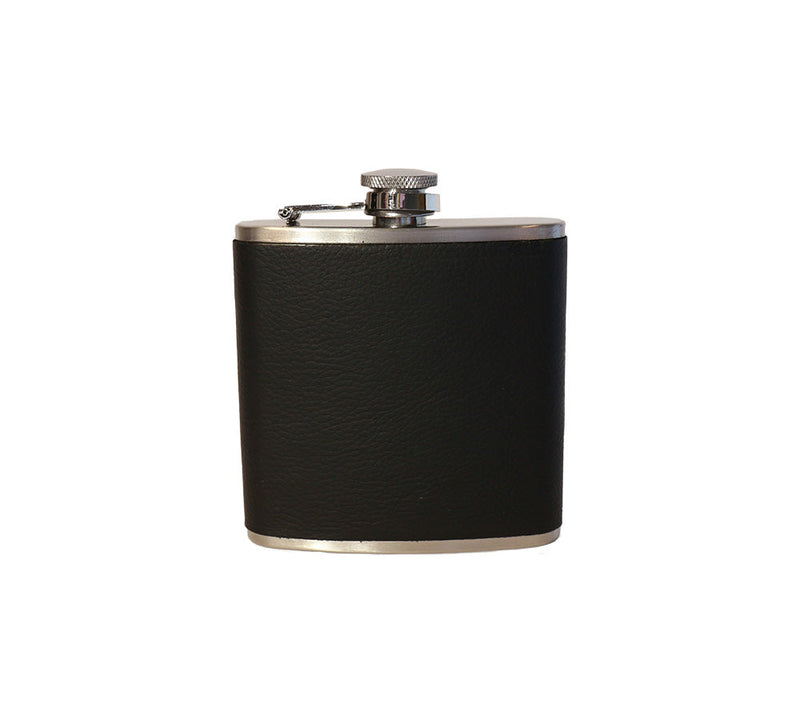 6oz Hip Flask Travel Accessories Black 