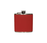 6oz Hip Flask Travel Accessories Red 