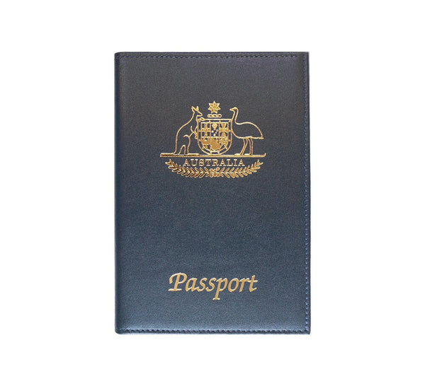 Australia Passport Cover Travel Accessories Navy 