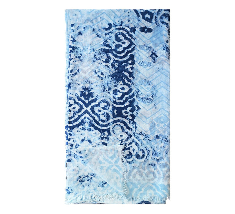 Bali Shawl Pashmina & Scarves Blue 