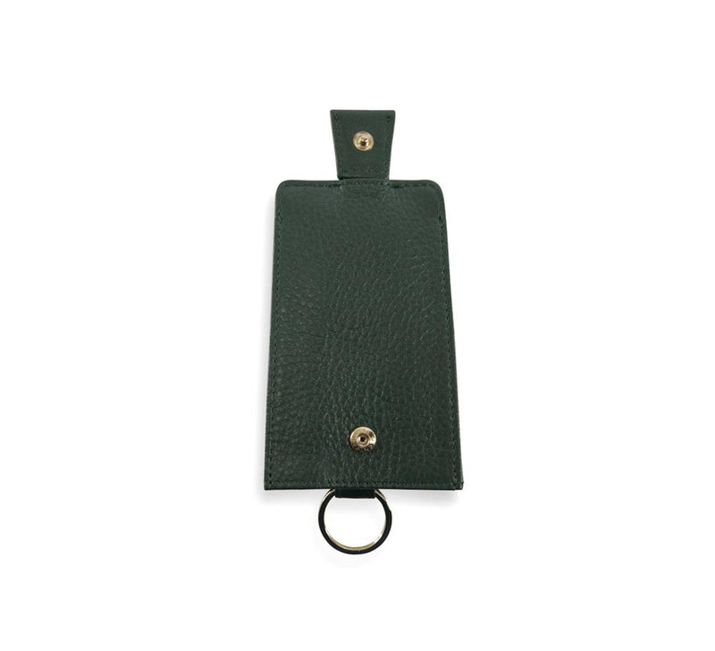 Key Holder White Saffiano Key Case Pouch Embossed 