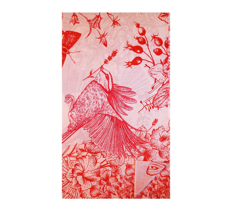 Birdsong Lightweight Stole Pashmina & Scarves Fuchsia 