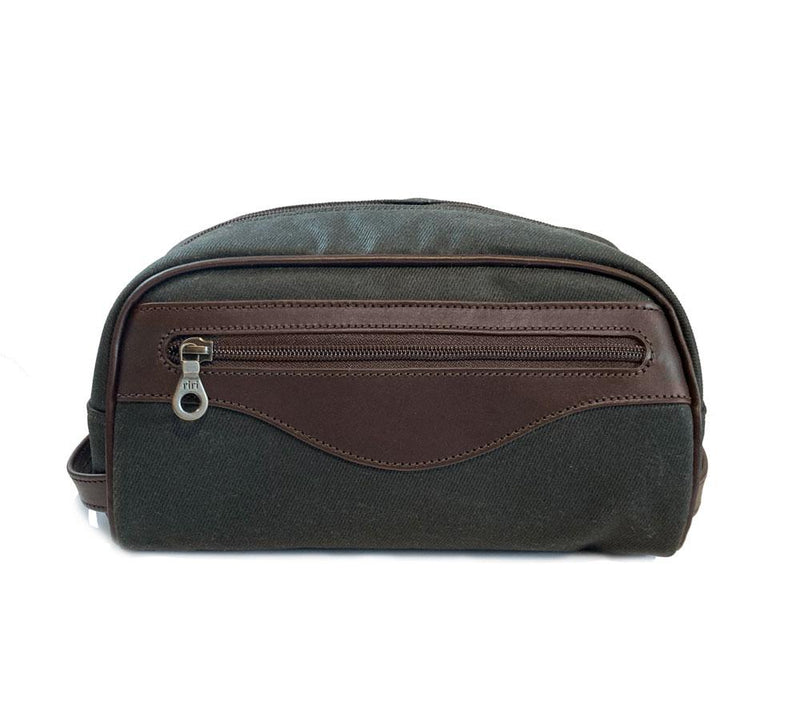 Blyford waxed canvas washbag - Pickett London