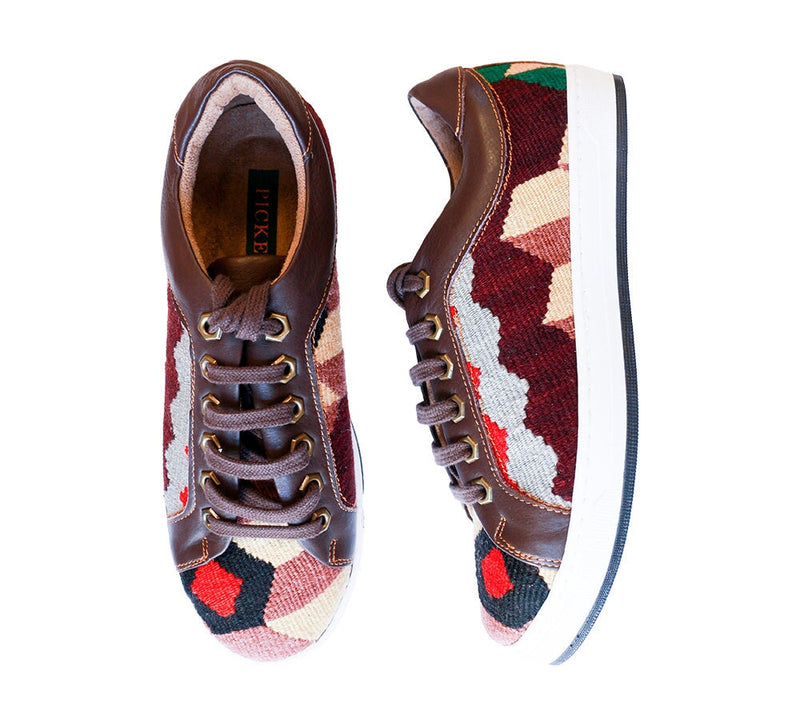 Bosphorus Pumps EU38 Kilim Slippers/Trainers Burgundy 