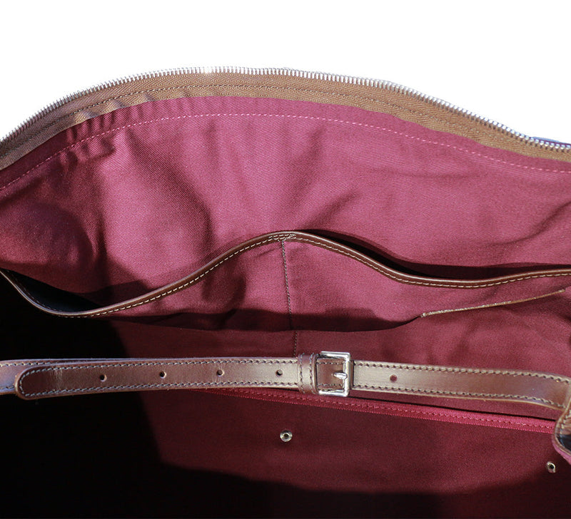 Carry-On Weekend Waxed Canvas Holdall Luggage 