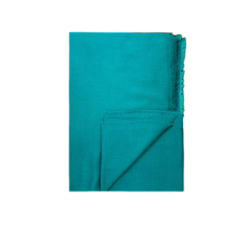 Cashmere Blend Diamond Weave Stole Pashmina & Scarves Light Teal 