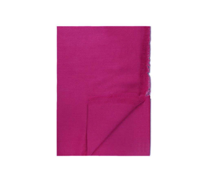 Cashmere Blend Diamond Weave Stole Pashmina & Scarves Magenta 