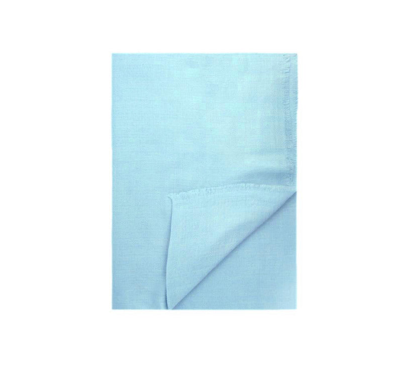 Cashmere Blend Diamond Weave Stole Pashmina & Scarves Pale Blue 