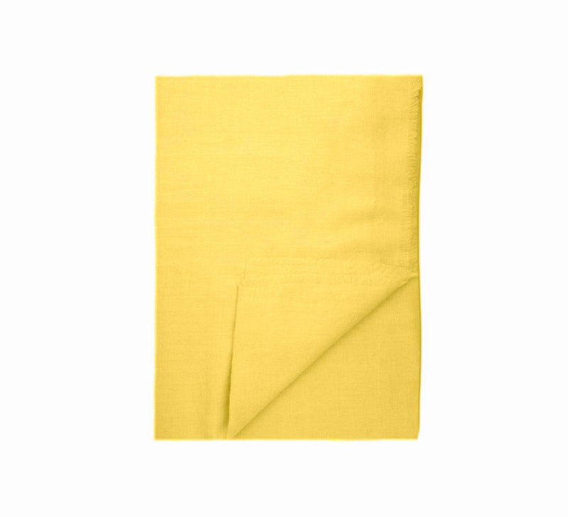 Cashmere Blend Diamond Weave Stole Pashmina & Scarves Yellow 