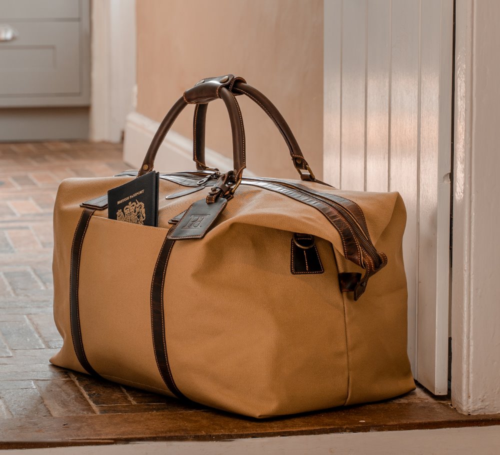 Oversized canvas duffle bag on sale