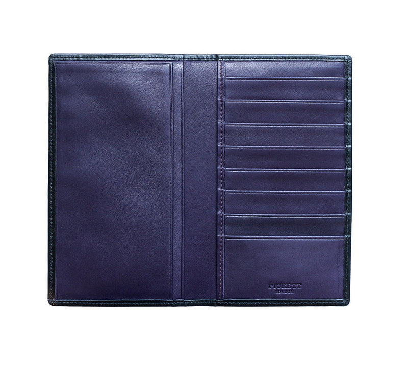 Classic Tall Wallet Wallets Purple Calf/Lambskin 