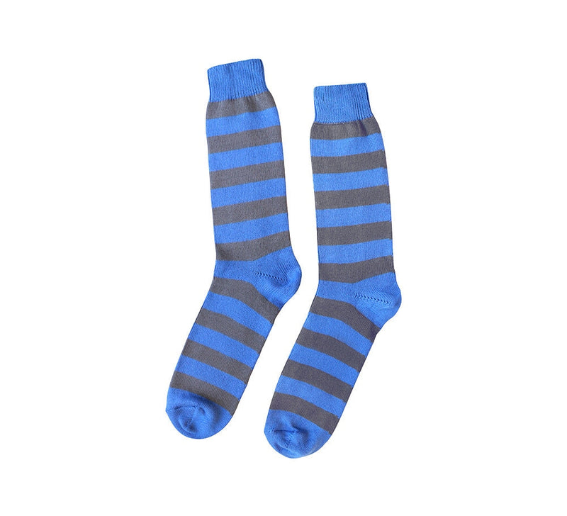 Coloured Striped Socks Textiles Denim / Grey 