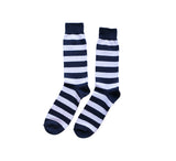 Coloured Striped Socks Textiles Navy / Lilac 