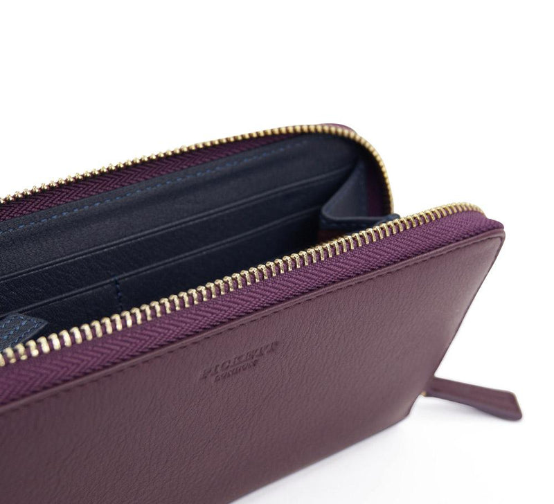 Contrast Large Slim Purse - Pickett London