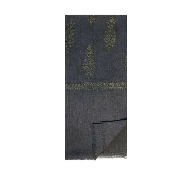 Cypress Tree Stole Pashmina & Scarves Charcoal / Loden 