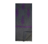Cypress Tree Stole Pashmina & Scarves Charcoal / Purple 