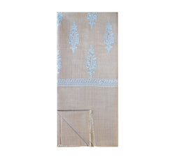 Cypress Tree Stole Pashmina & Scarves Tape / Pale Blue 