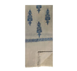 Cypress Tree Stole Pashmina & Scarves Taupe / Blue 