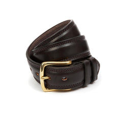 D12 Stitched Wide Bridle Hide Belt - Pickett London