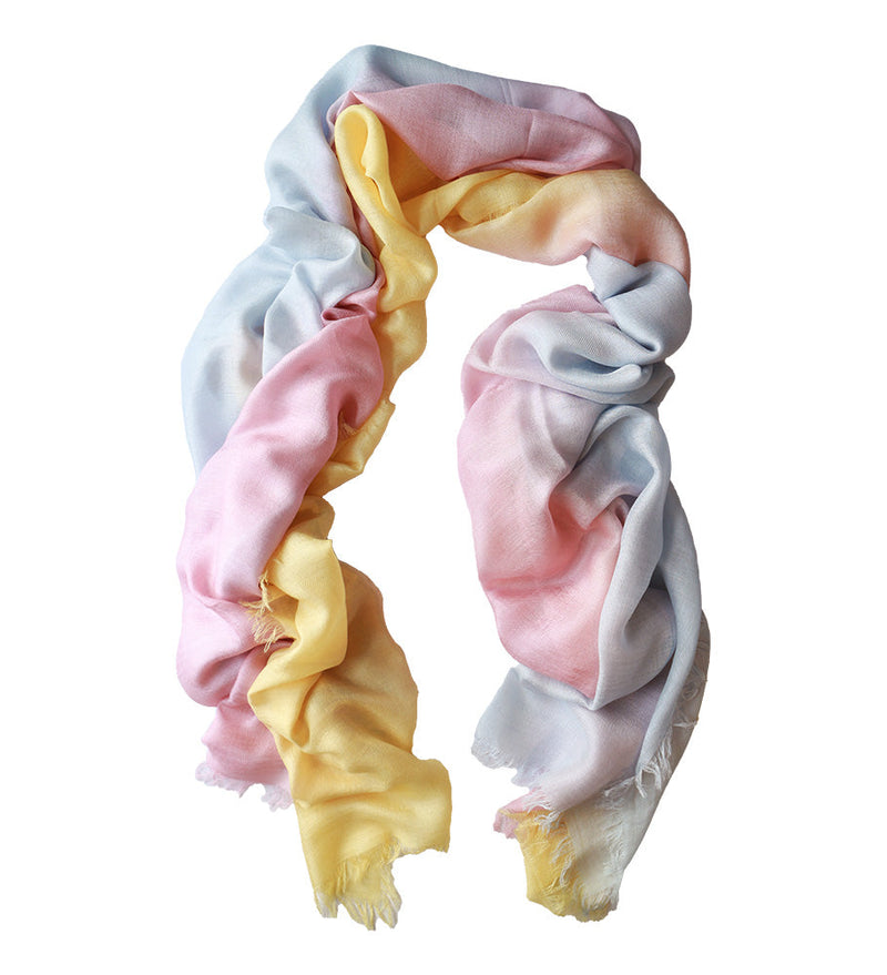 Dolly Cashmere Blend Stole Pashmina & Scarves Yellow 
