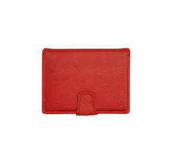 Leather Card Case | Pickett London Red Lambskin