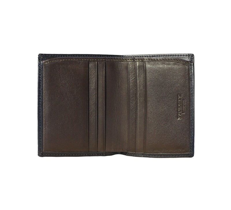 Folding Credit Card Case With Note Section Credit Card Case Dark Olive Calf/Lambskin 