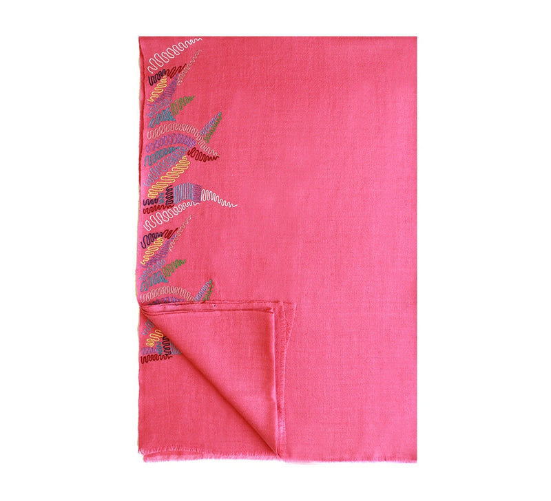 Grace Cashmere Stole Pashmina & Scarves Cerise 