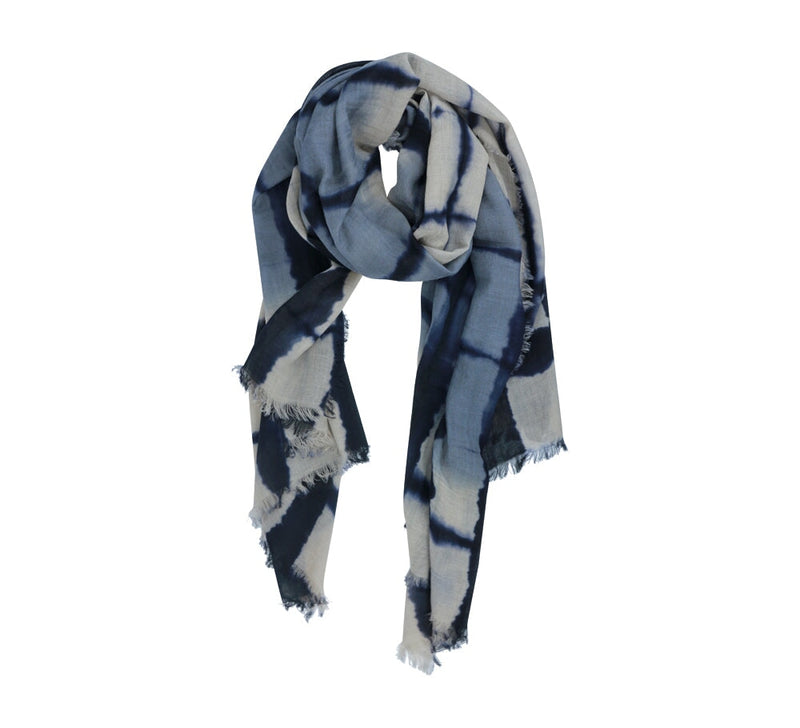 Grid Wool Stole Pashmina & Scarves 