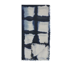 Grid Wool Stole Pashmina & Scarves Grey 