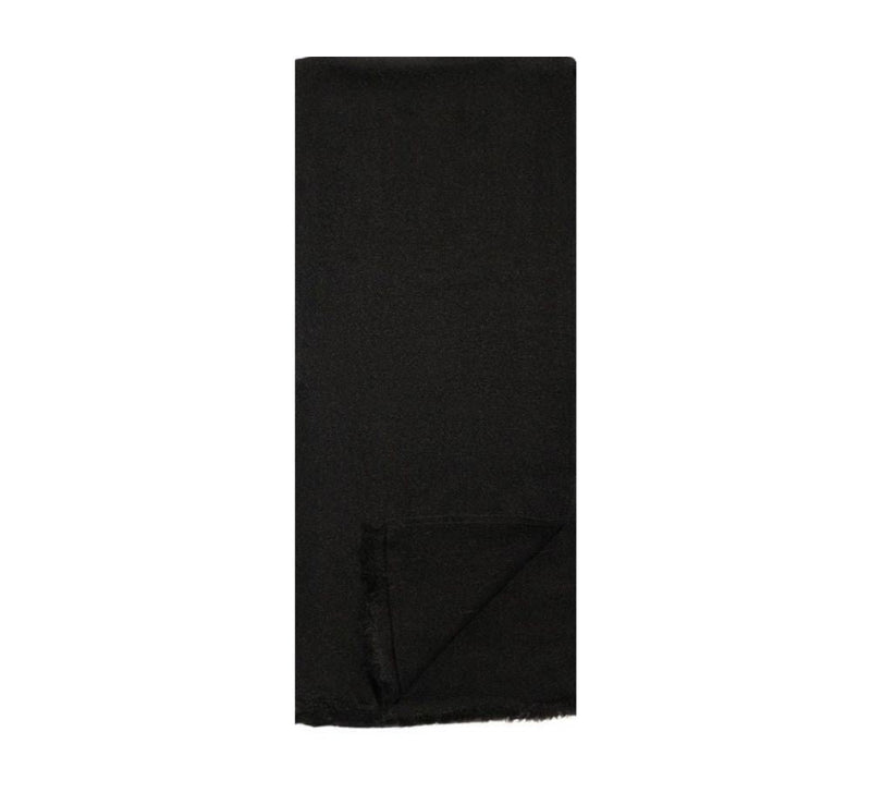 Gull Plain Stole Pashmina & Scarves Black 