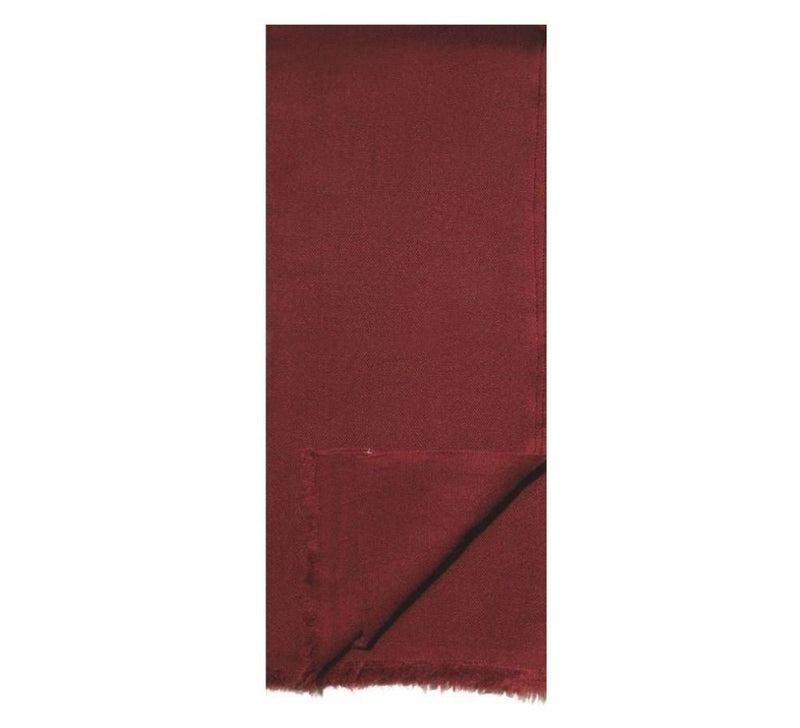 Gull Plain Stole Pashmina & Scarves Dark Red 