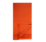 Handwoven Wool Blend Stole Pashmina & Scarves Burnt Orange 