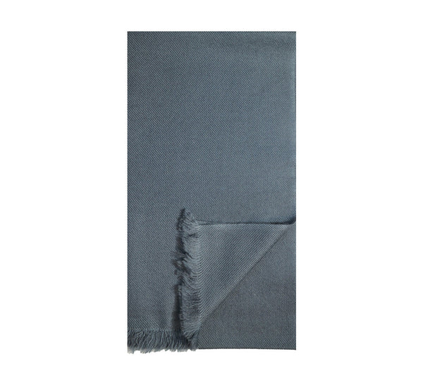 Handwoven Wool Blend Stole Pashmina & Scarves Charcoal 