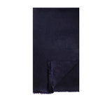 Handwoven Wool Blend Stole Pashmina & Scarves Dark Navy 