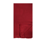 Handwoven Wool Blend Stole Pashmina & Scarves Dark Red 