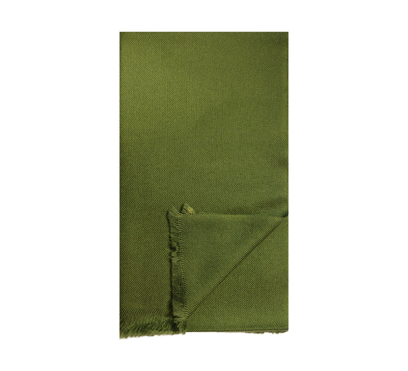 Handwoven Wool Blend Stole Pashmina & Scarves Loden 
