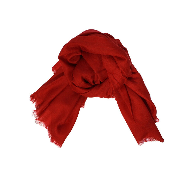 Himalayan Lightweight Stole Pashmina & Scarves Burgundy 