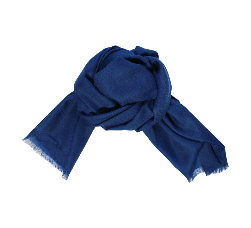 Himalayan Lightweight Stole Pashmina & Scarves French Navy 