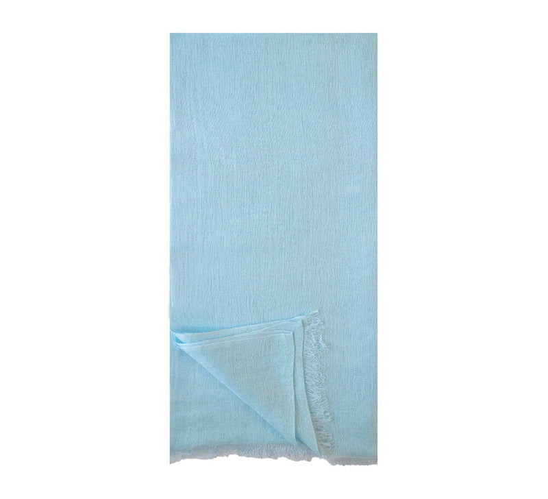 Igor Linen Blend Stole Pashmina & Scarves Pale Blue 