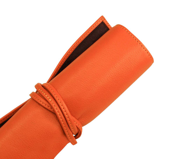 Jewellery Roll Jewellery & Cufflink Boxes Orange 