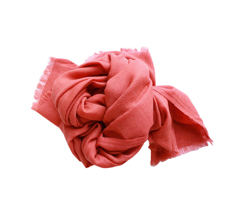 Knightsbridge Cashmere Blend Stole Pashmina & Scarves Burnt Orange 