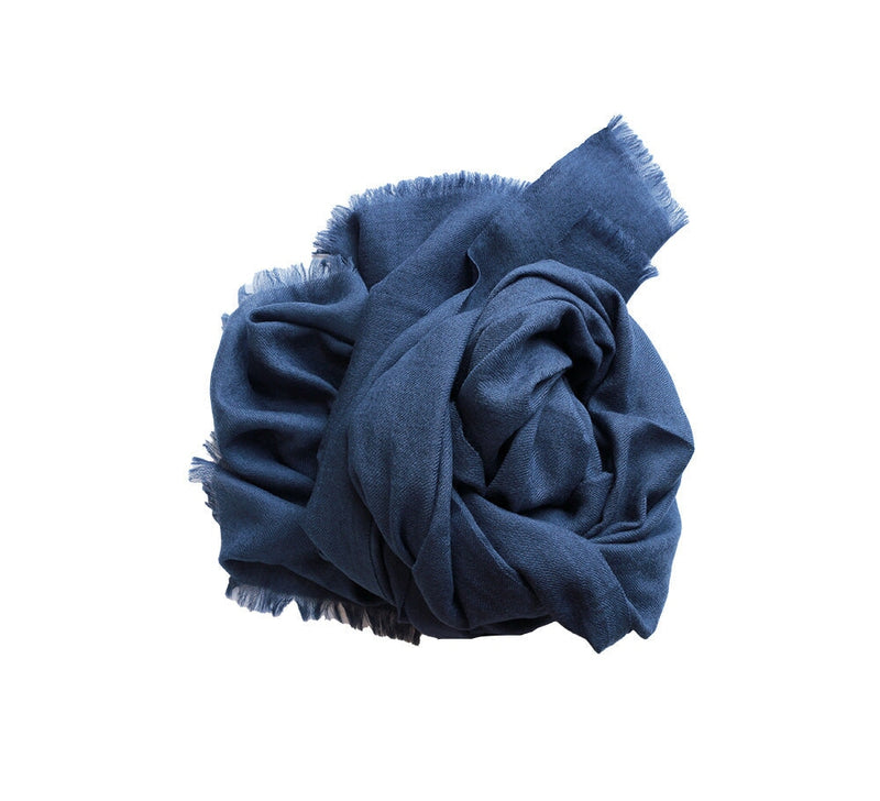 Knightsbridge Cashmere Blend Stole Pashmina & Scarves Navy 